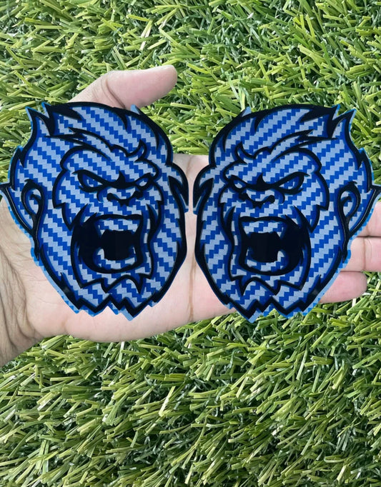 Sasquatch Emblem Bigfoot Badges Carbon Fiber Badge Addictz Custom Made New