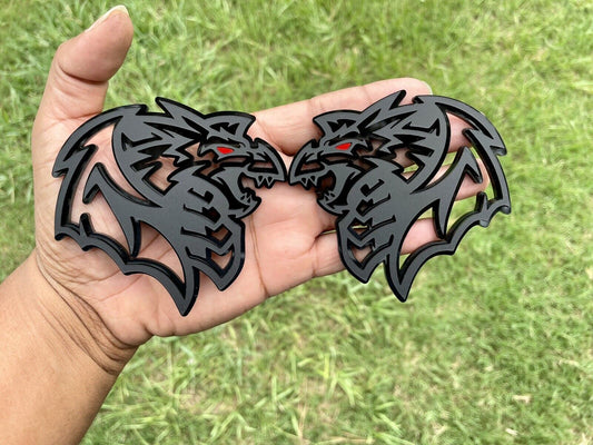 Dragon with Eye Color Option Badge Emblem’s Custom New